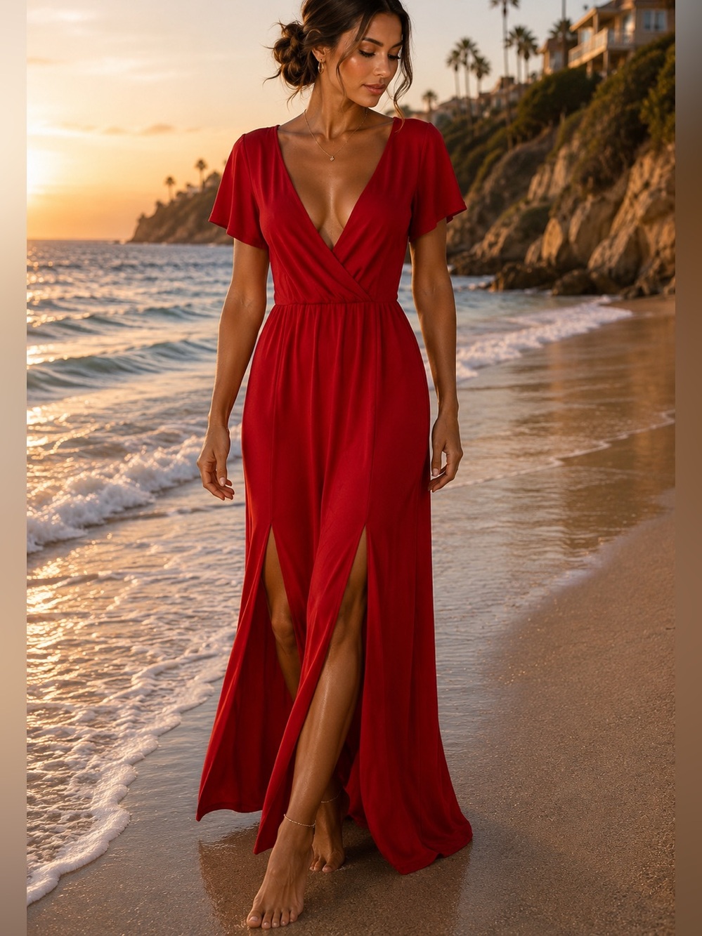 Mystic Log Angeles maxi dress size S